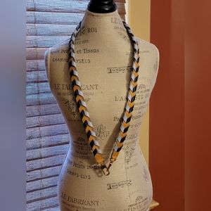 Louis Vuitton Neverfull MM Azur braided shoulder/crossbody bag "STRAP ONLY"